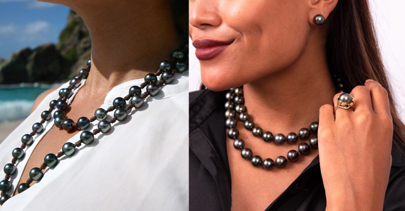 Black Pearls Jewelry Collection
